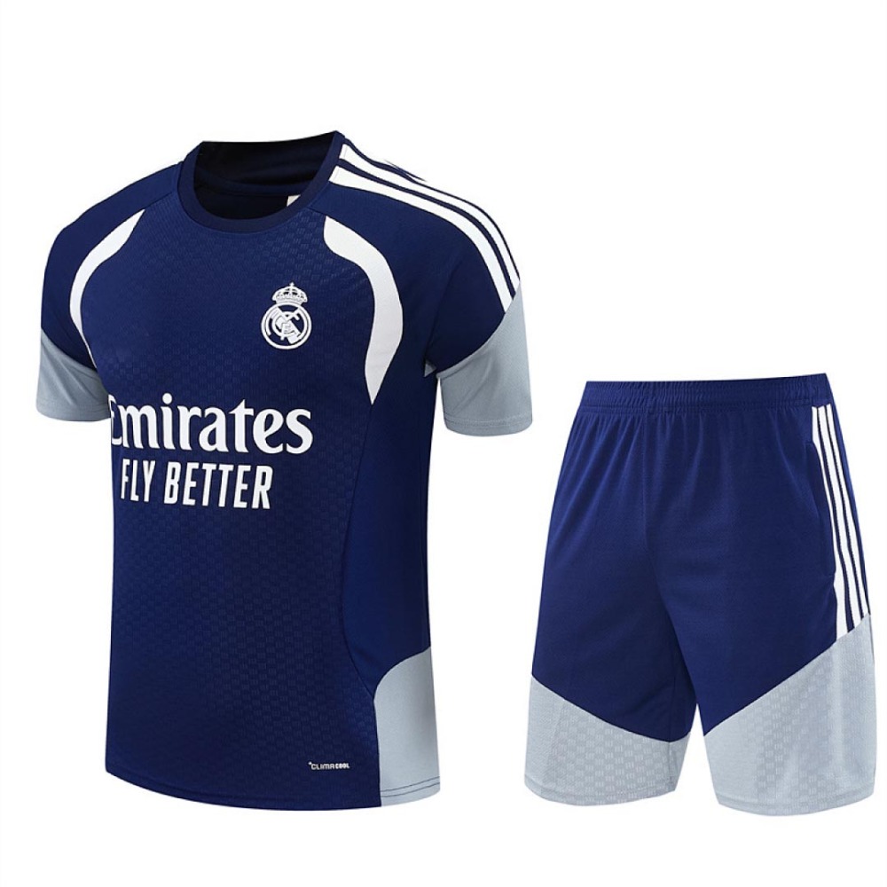 2627 Real Madrid CF Training clothes suit Short sleeve Fan version