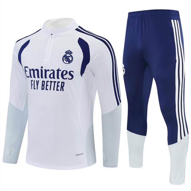 2627 Real Madrid CF Half zip training suit set