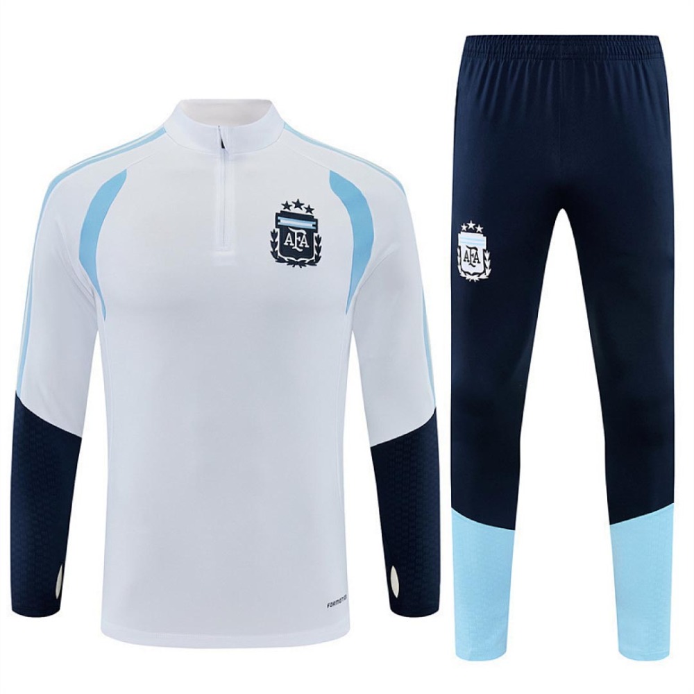 2026 FIFA World Cup  Argentina Half zip training suit set