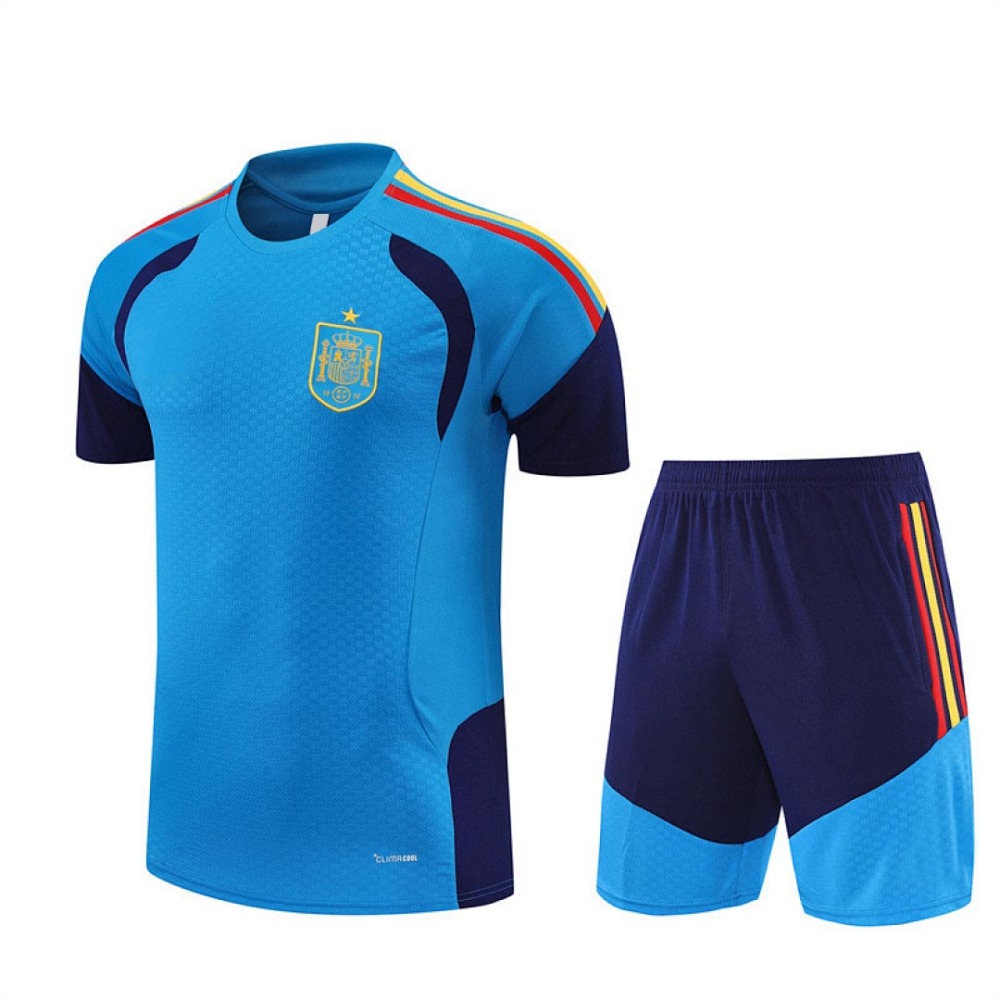 2026 FIFA World Cup Spain Training clothes suit Short sleeve Fan version