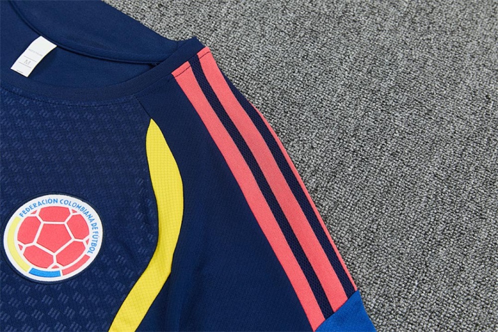 2026 FIFA World Cup Colombia Training clothes suit Short sleeve Fan version