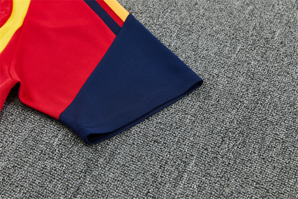 2026 FIFA World Cup Spain Training clothes suit Short sleeve Fan version