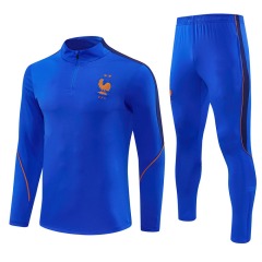 2026 FIFA World Cup France Half zip training suit set