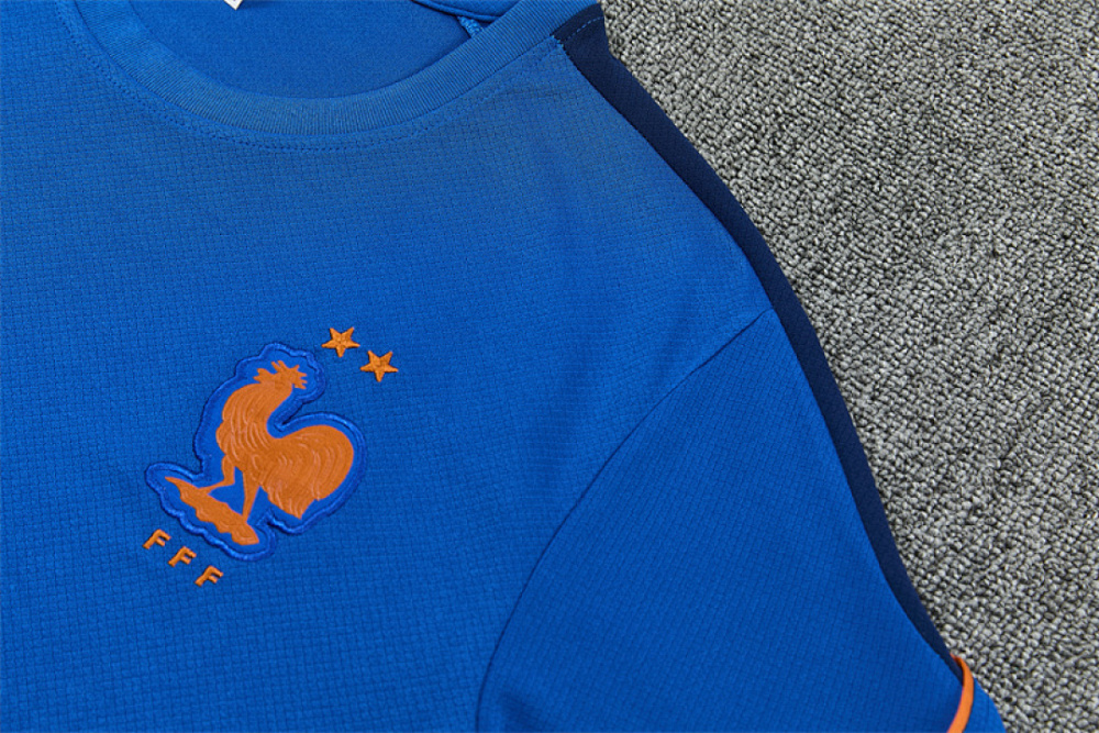 2026 FIFA World Cup France Training clothes suit Short sleeve Fan version