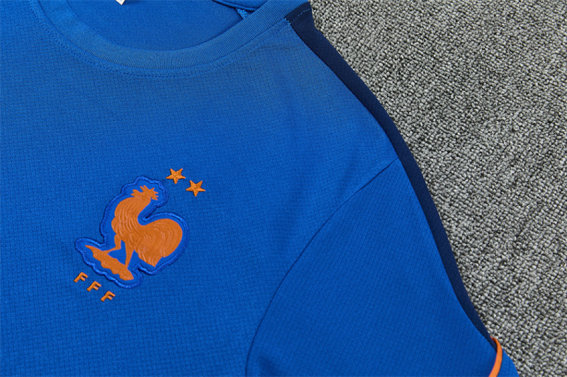 2026 FIFA World Cup France Training clothes suit Short sleeve Fan version