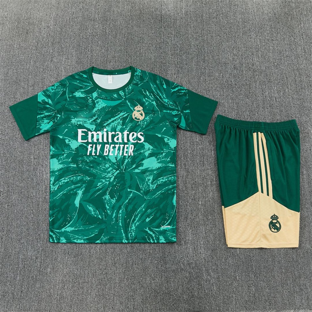 2627 Real Madrid CF Training clothes suit Short sleeve Fan version