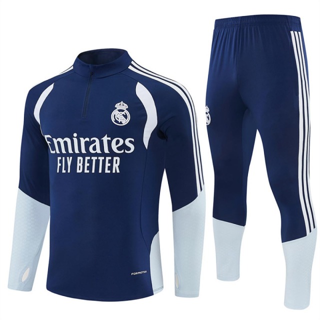 2627 Real Madrid CF Half zip training suit set