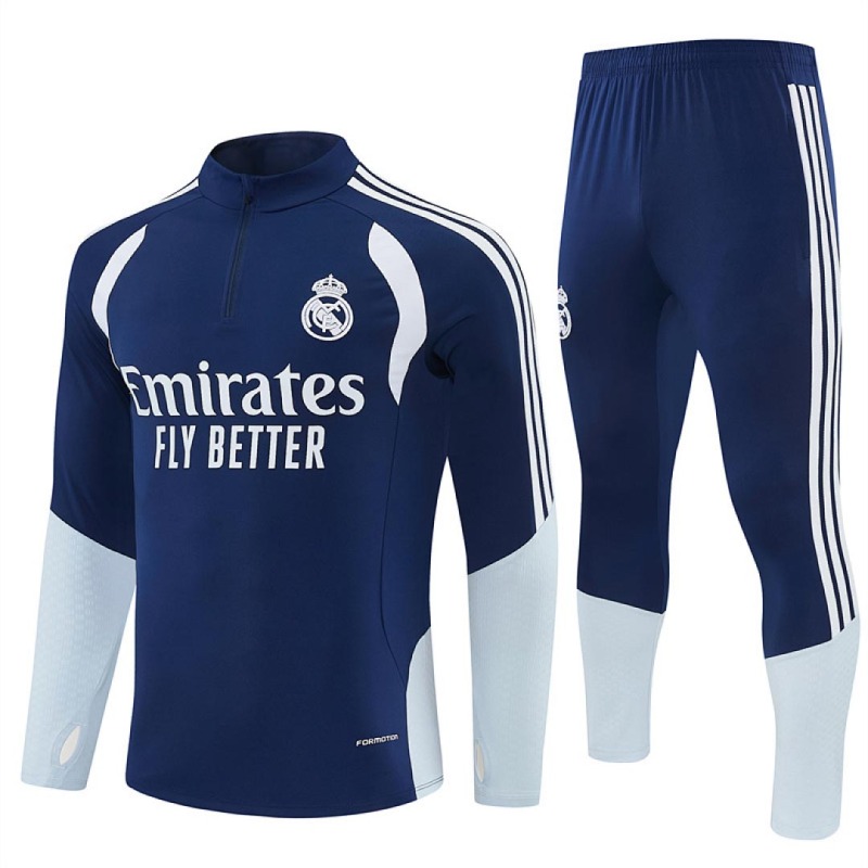 2627 Real Madrid CF Half zip training suit set
