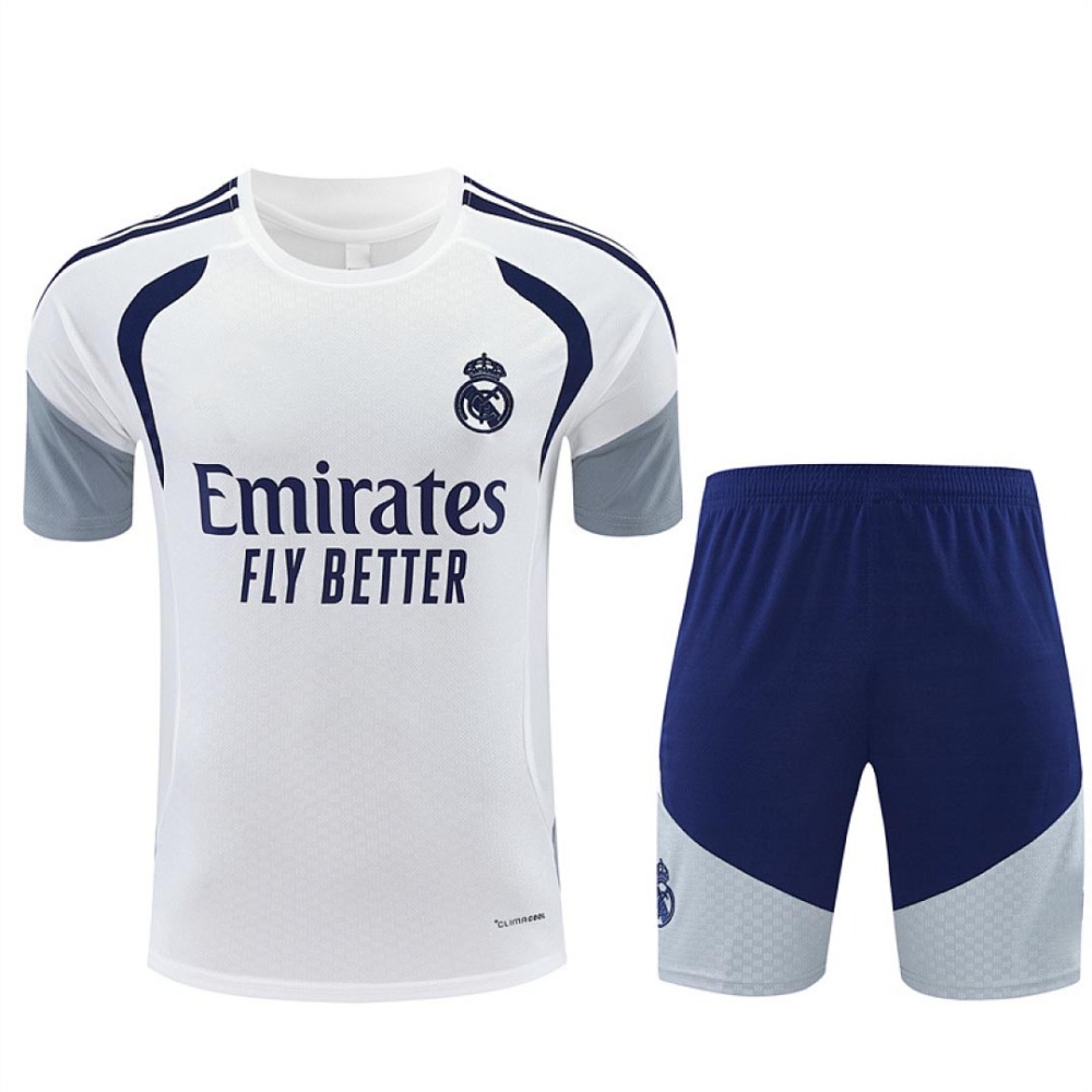 2627 Real Madrid CF Training clothes suit Short sleeve Fan version