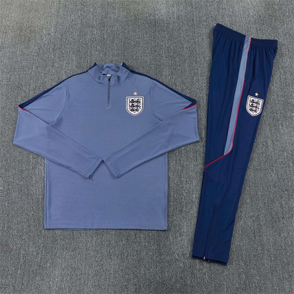 2026 FIFA World Cup England Half zip training suit set