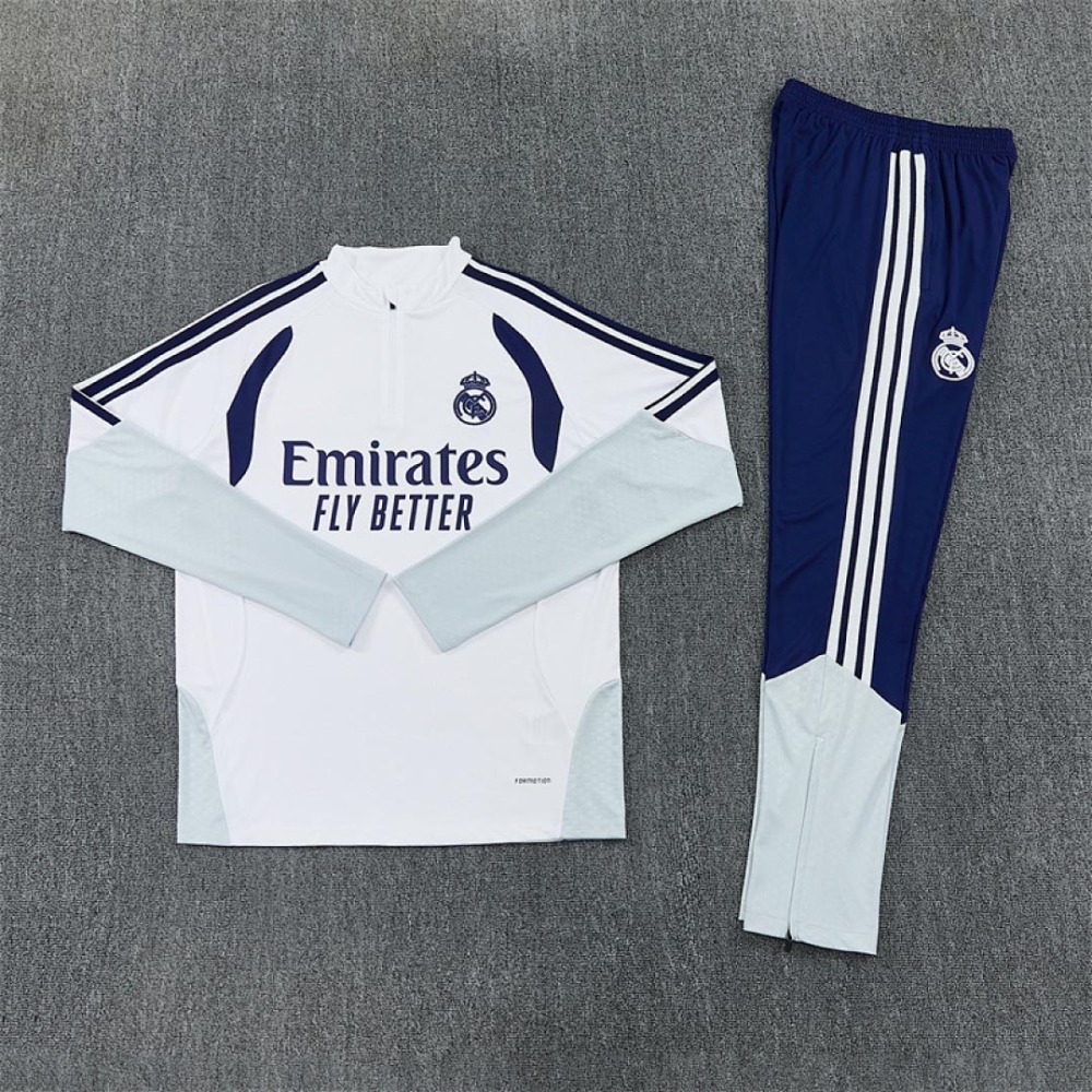 2627 Real Madrid CF Half zip training suit set