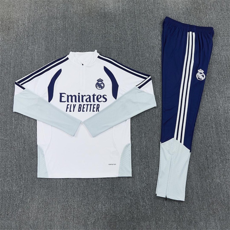 2627 Real Madrid CF Half zip training suit set