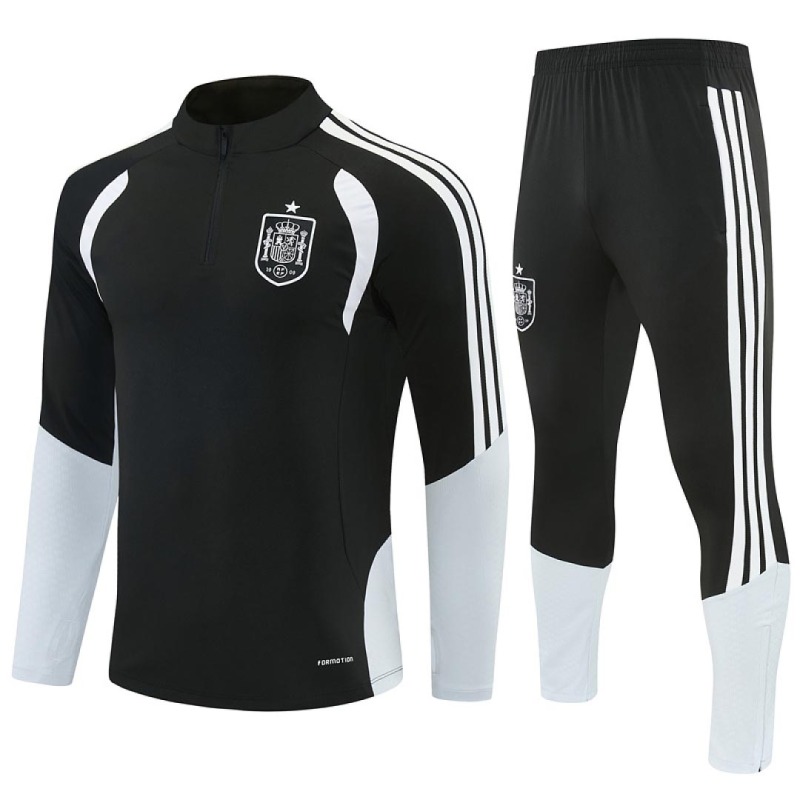 2026 FIFA World Cup  Spain Half zip training suit set