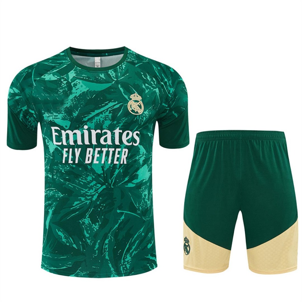 2627 Real Madrid CF Training clothes suit Short sleeve Fan version