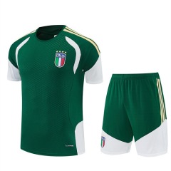 2026 Italy Training clothes suit Short sleeve Fan version