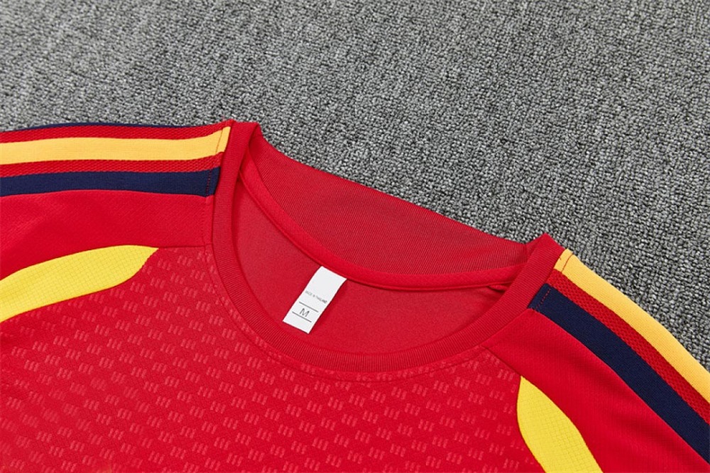 2026 FIFA World Cup Spain Training clothes suit Short sleeve Fan version