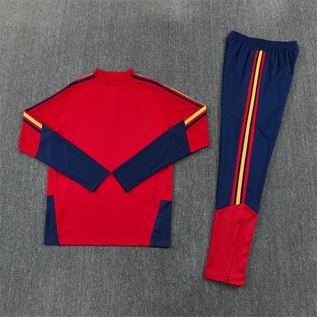 2026 FIFA World Cup Spain Half zip training suit set