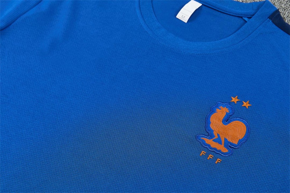 2026 FIFA World Cup France Training clothes suit Short sleeve Fan version