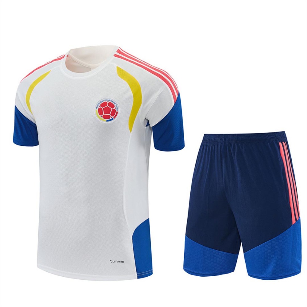 2026 FIFA World Cup Colombia Training clothes suit Short sleeve Fan version