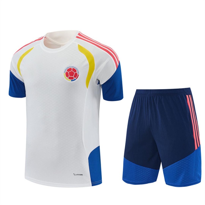 2026 FIFA World Cup Colombia Training clothes suit Short sleeve Fan version