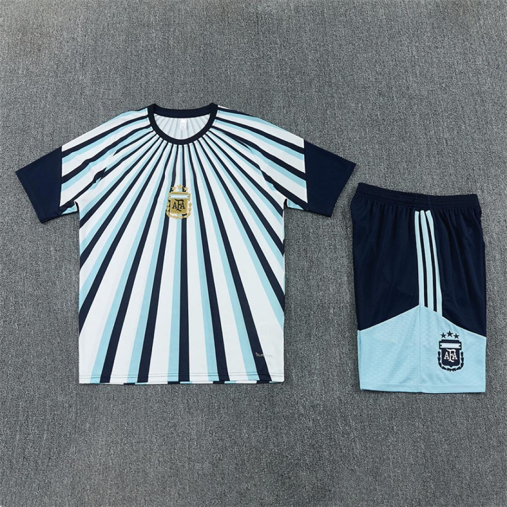 2026 FIFA World Cup Argentina Training clothes suit Short sleeve Fan version