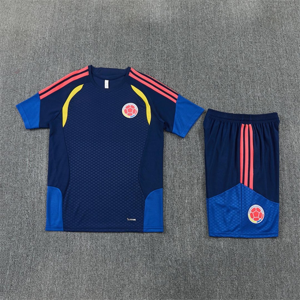 2026 FIFA World Cup Colombia Training clothes suit Short sleeve Fan version