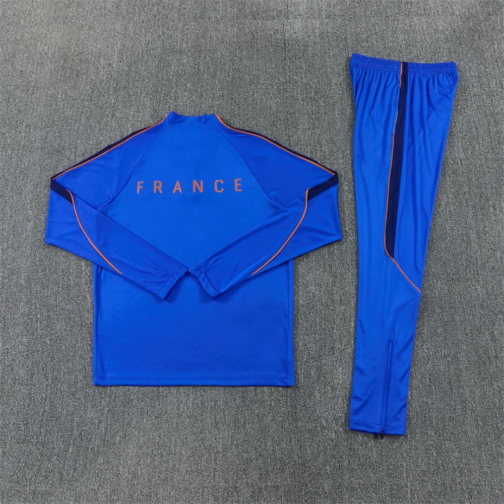 2026 FIFA World Cup France Half zip training suit set