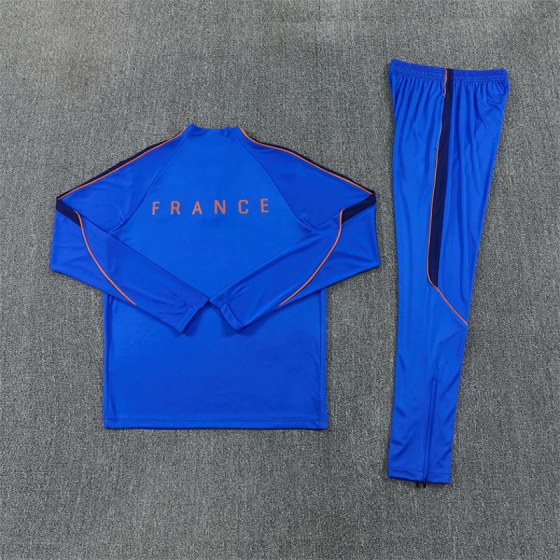 2026 FIFA World Cup France Half zip training suit set