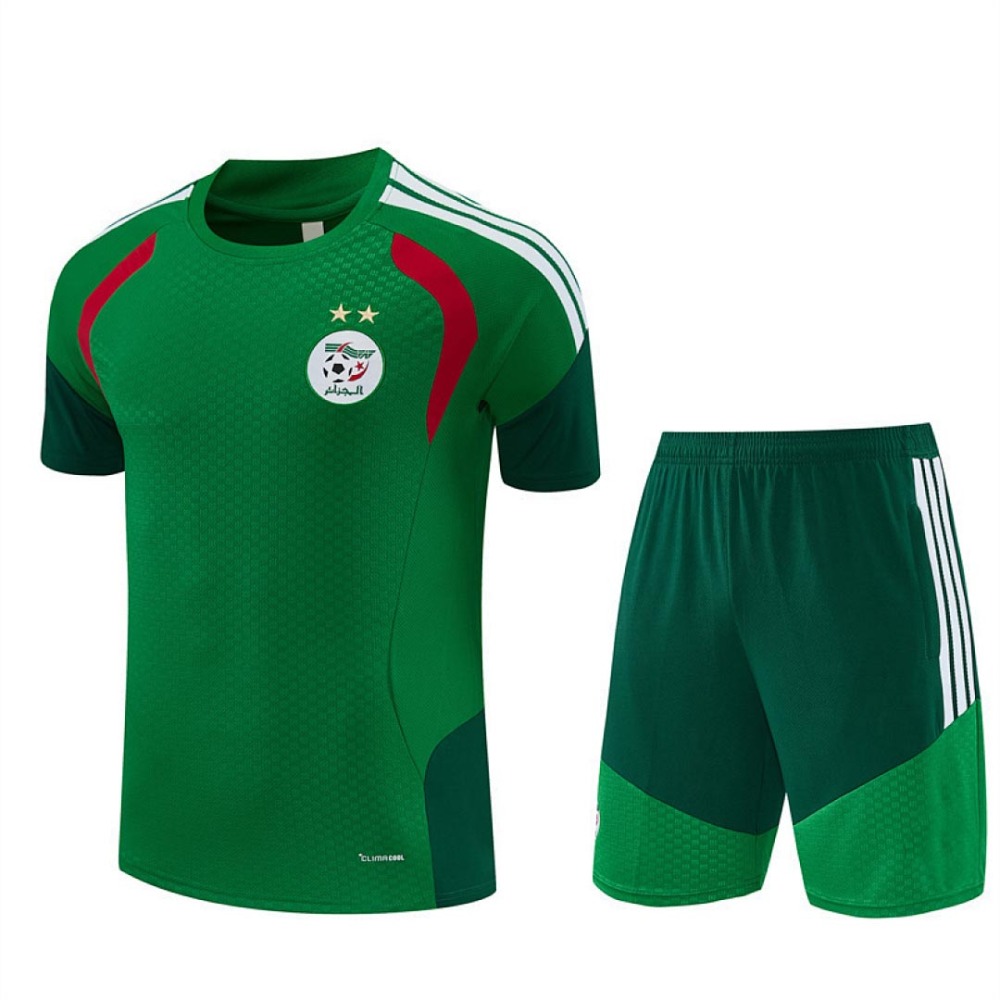 2026 FIFA World Cup Algeria Training clothes suit Short sleeve Fan version