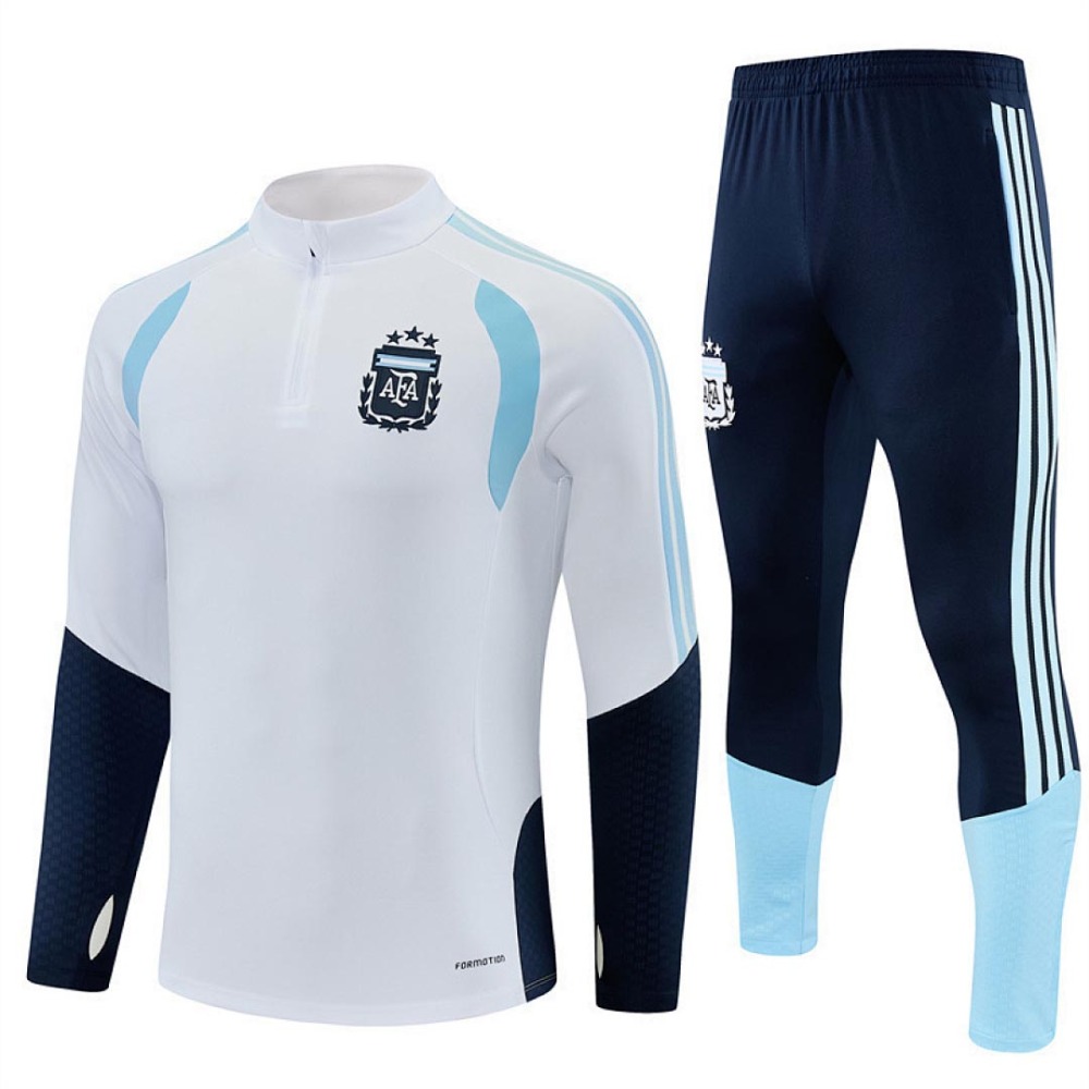 2026 FIFA World Cup  Argentina Half zip training suit set