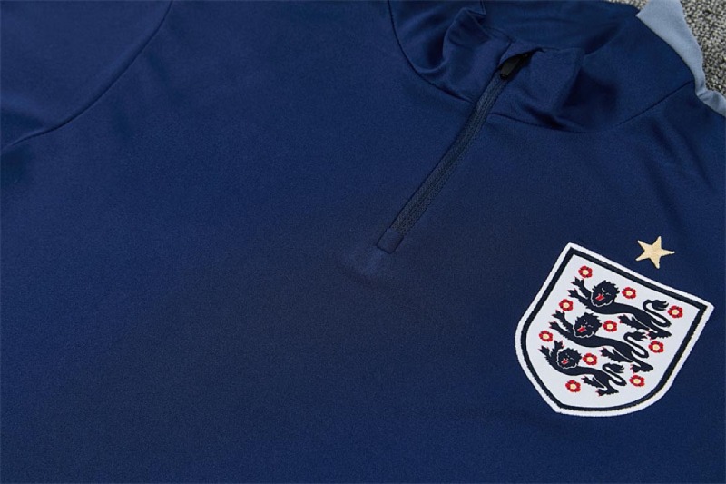 2026 FIFA World Cup England Half zip training suit set