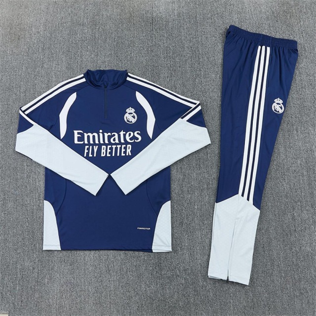 2627 Real Madrid CF Half zip training suit set