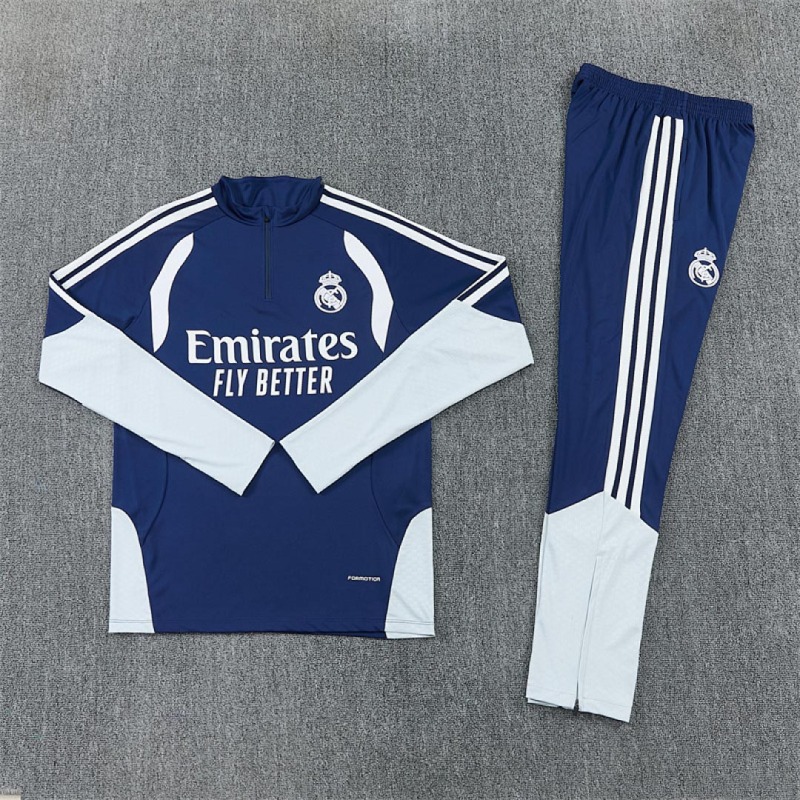 2627 Real Madrid CF Half zip training suit set