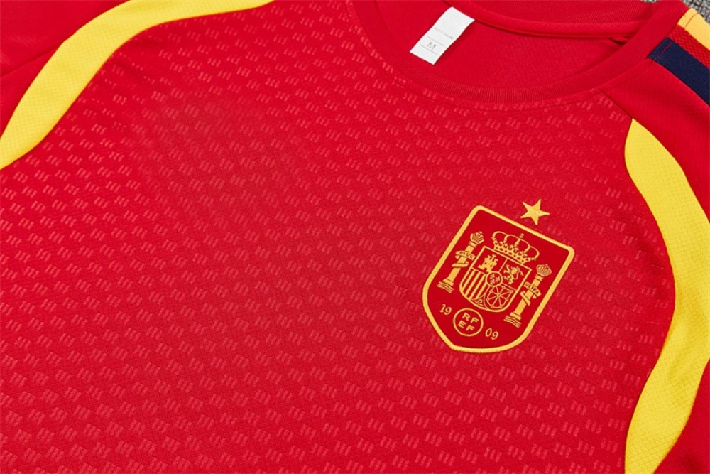 2026 FIFA World Cup Spain Training clothes suit Short sleeve Fan version