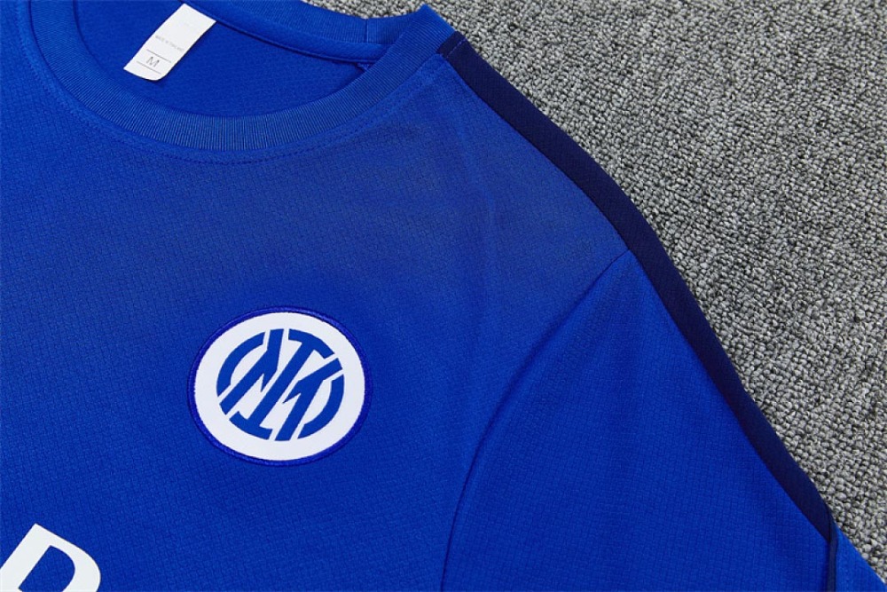 2627 F.C. Internazionale Milano Training clothes suit Short sleeve Fan version
