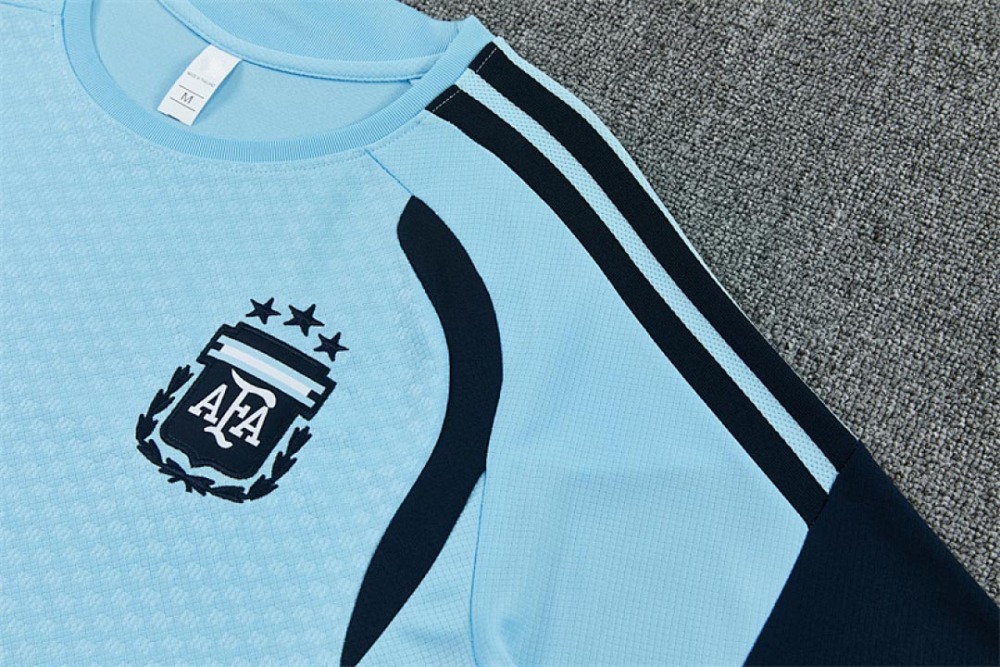 2026 FIFA World Cup Argentina Training clothes suit Short sleeve Fan version