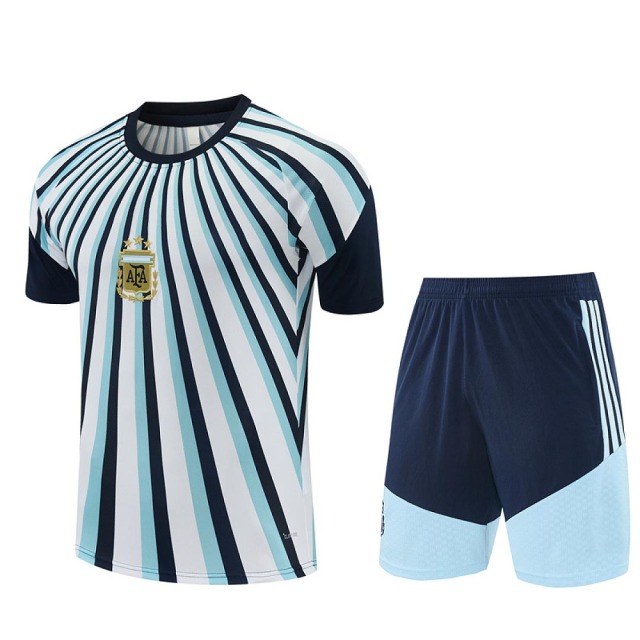 2026 FIFA World Cup Argentina Training clothes suit Short sleeve Fan version