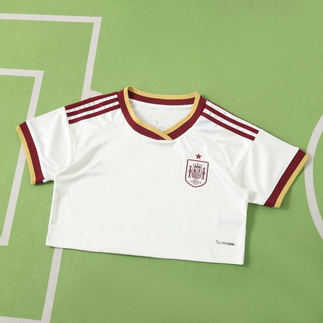 2026 FIFA World Cup Spain away Cropped Jersey