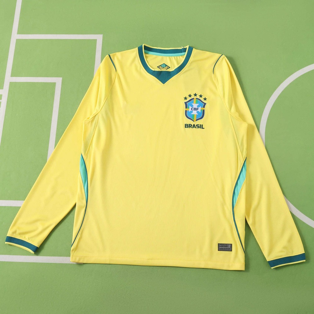 2026 FIFA World Cup Brazil home Long sleeved Fan version