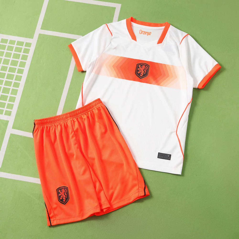 2026 FIFA World Cup Netherlands away Kids kit