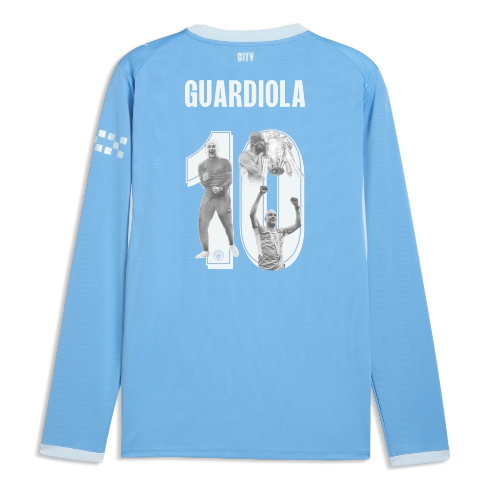 Manchester City Authentic Home Jersey Long Sleeve 2026/27 With SPECIAL EDITION Printing