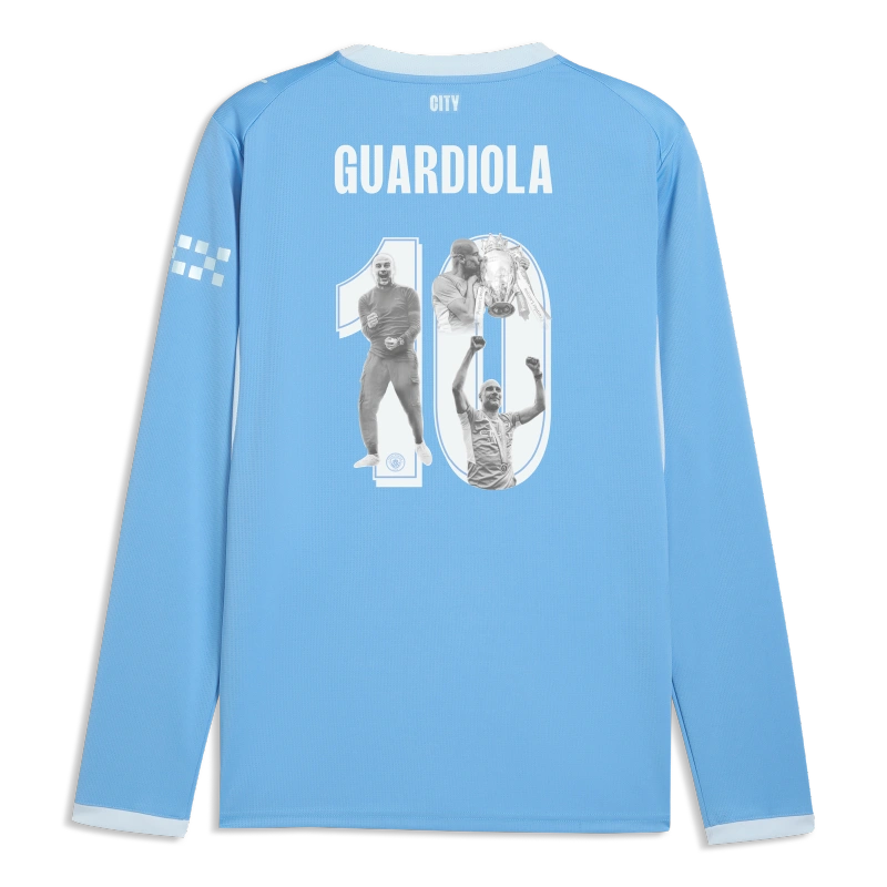 Manchester City Authentic Home Jersey Long Sleeve 2026/27 With SPECIAL EDITION Printing