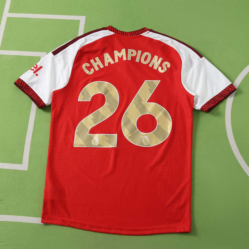 2627 season Arsenal Premier League Champions Authentic Home Shirt