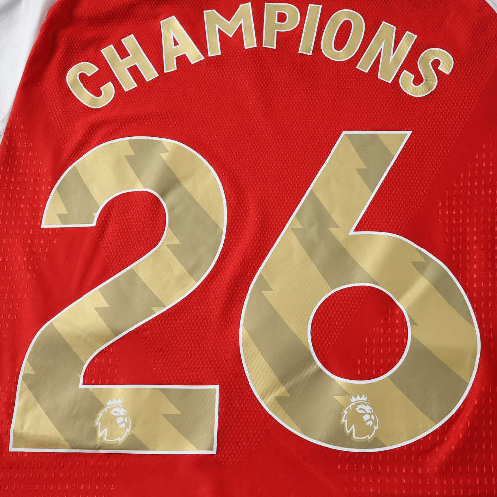 2627 season Arsenal Premier League Champions Authentic Home Shirt