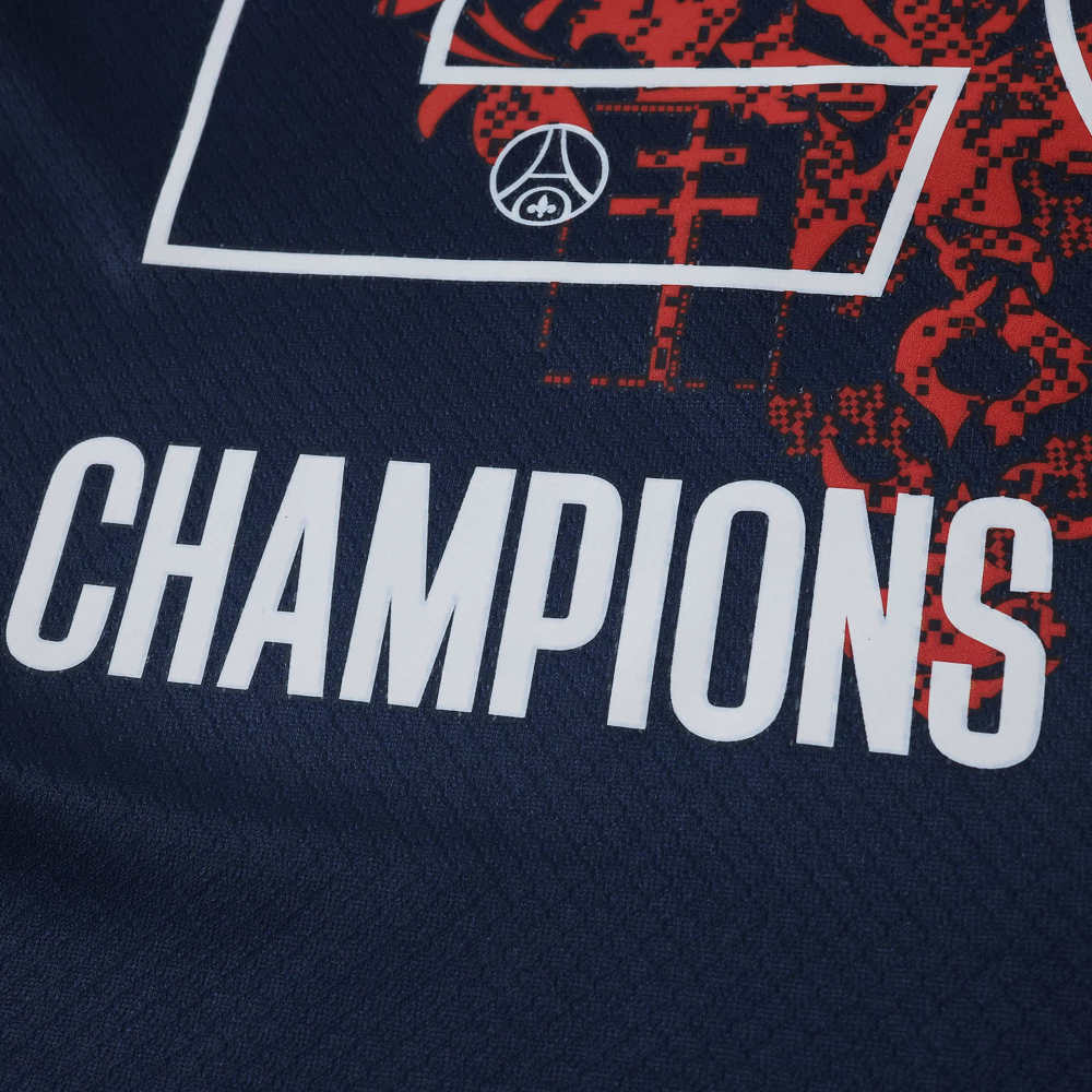 2526 season Paris Saint-Germain F.C. Home Stadium Shirt 2025-26 - Champions of Europe 2026 Print