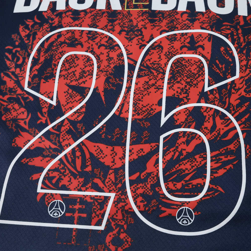 2526 season Paris Saint-Germain F.C. Home Stadium Shirt 2025-26 - Champions of Europe 2026 Print