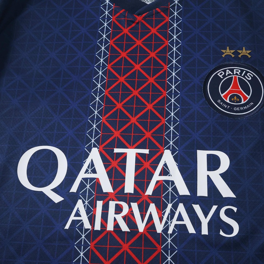 2526 season Paris Saint-Germain F.C. Home Stadium Shirt 2025-26 - Champions of Europe 2026 Print
