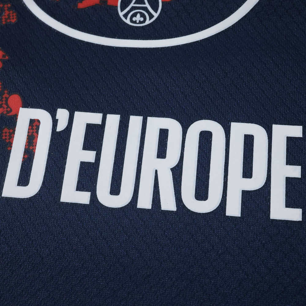 2526 season Paris Saint-Germain F.C. Home Stadium Shirt 2025-26 - Champions of Europe 2026 Print