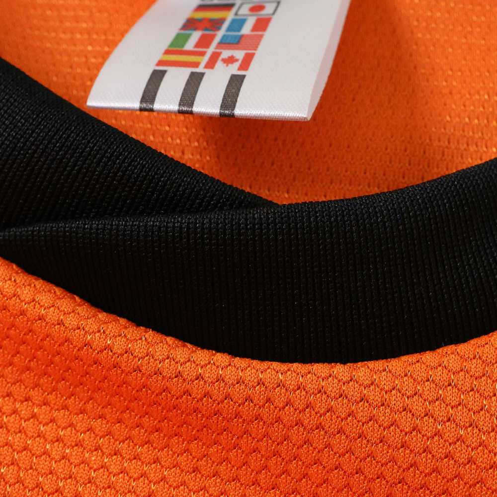 1980 season the Netherlands home retro Long sleeves  Fan version