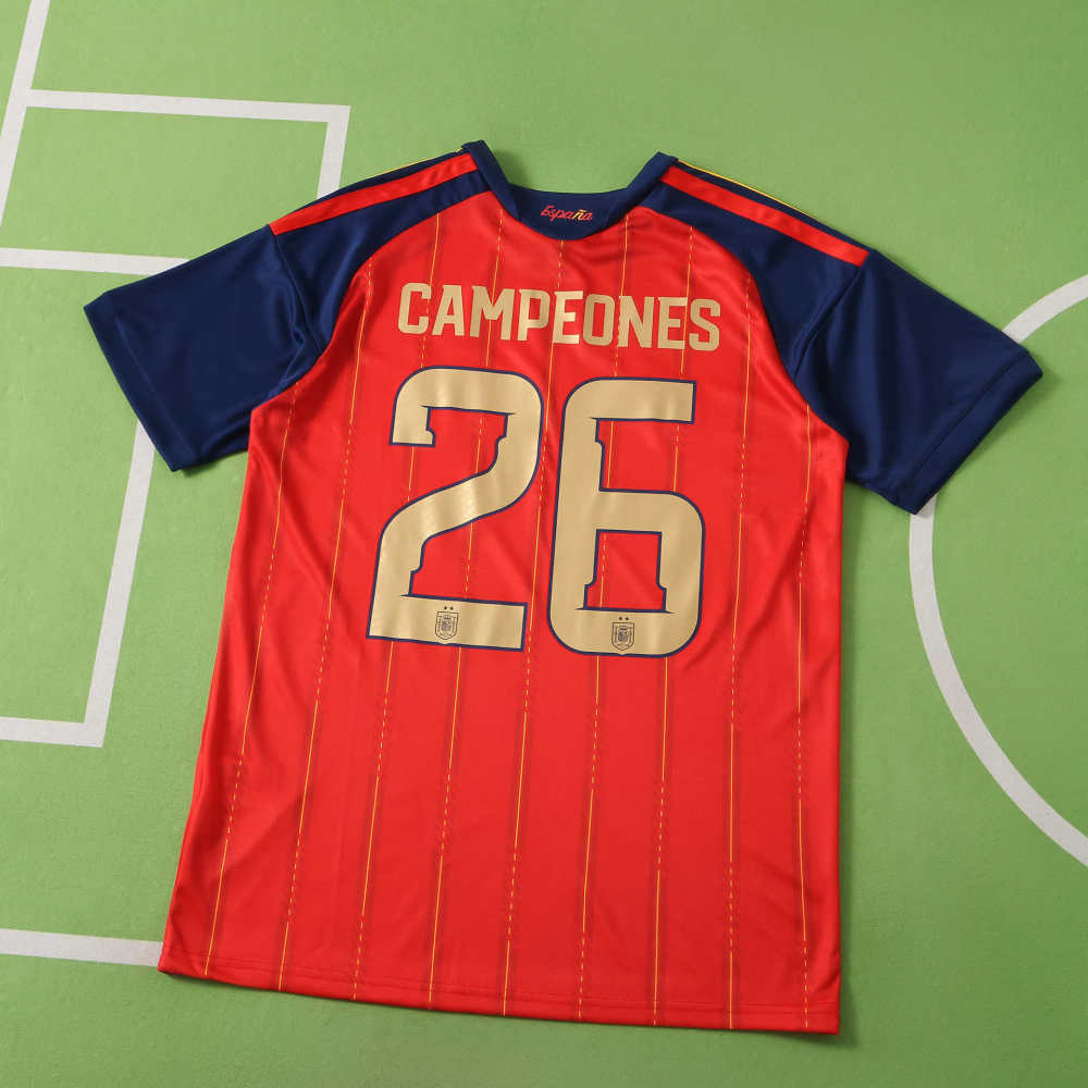 2026 FIFA World Cup Spain home champion Fan version  two  star